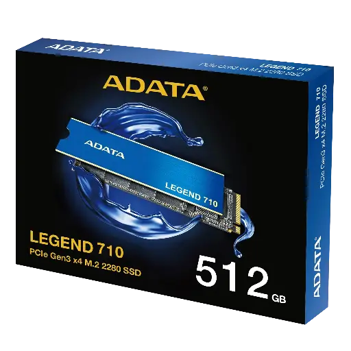 [ALEG-710-512GCS] DISCO DE ESTADO SOLIDO ADATA 512GB LEGEND 710 512GB PCI-E 3.0 NVME M.2 2400/1000 MB/S