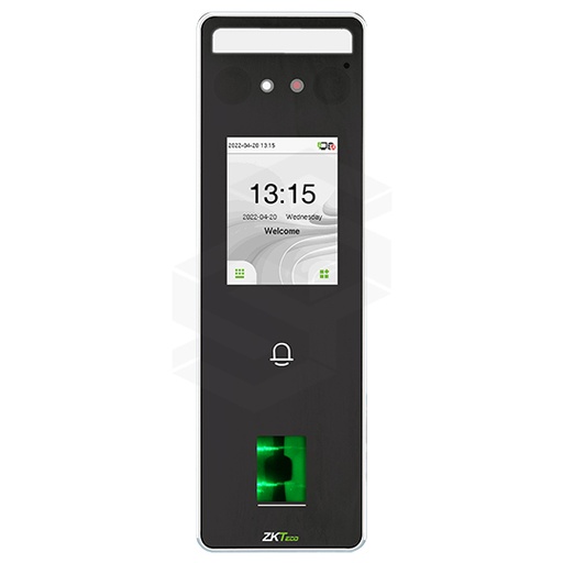 [ZK-SPEEDFACE-V3L/ID] LECTOR BIOMETRICO ZK-SPEEDFACE-V3L/ID CAPACIDAD 500 ROSTROS / 3000 HUELLAS DACTILARES / 3000 TARJETAS RFID / 200000 EVENTOS