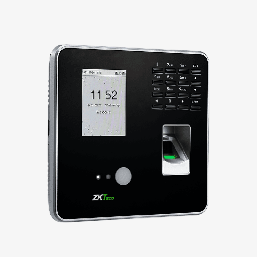 [ZK-MB20-VL] LECTOR ZKTECO ZK-MB20-VL CAPACIDAD ROSTROS 100/ HUELAS 500/ TARJETAS 500 OPCIONAL/ EVENTOS 50000 COMUNICACION TCP/IP/ USB /HOST 