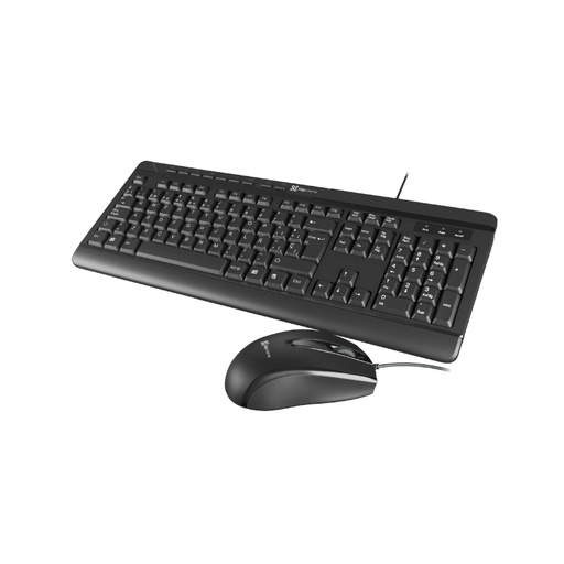[KCK-251S] TECLADO + MOUSE KLIP XTREME KCK-251S DESKMATE ALAMBRICO COLOR NEGRO