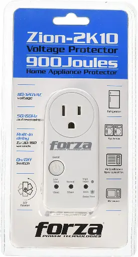 PROTECTOR DE VOLTAJE FORZA FVP-1201B 900J/1800W 120V 1 x NEMA 5-15R