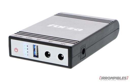 [DC-140USB] UPS Y CARGADOR PORTATIL FORZA DC-140USB 14W PUERTO USB+ SALIDAS 5/9/12VCC 