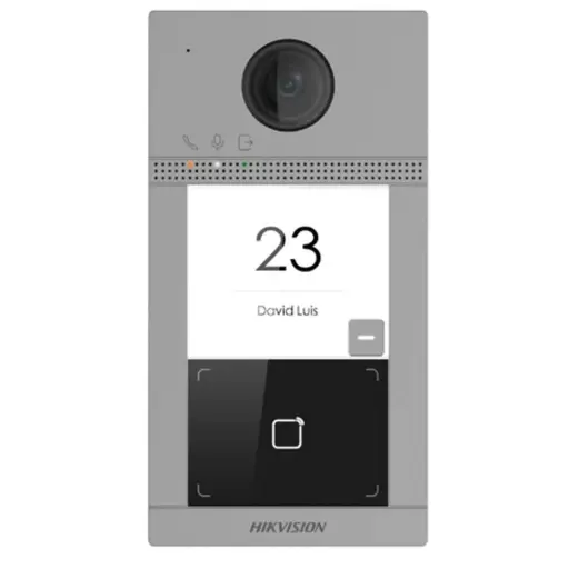 VIDEOPORTERO HIKVISION DS-KV8113-WME1 METAL CON 1 BOTON/ CAMARA 2MP/ POE 12VCC