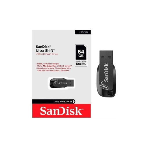[P001-003470-064G] PENDRIVE SANDISK 64GB USB 3.2 