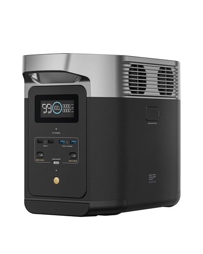 ESTACION DE ENERGIA PORTATIL ECOFLOW DELTA 2 CAPACIDAD 1024WH/SALIDA CA 1800W/ BATERIA LFP