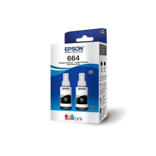 TINTA EPSON DUO 664 T664120-AL NEGRA ORGINAL 
