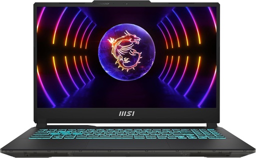 PORTATIL MSI CYBORG 15 A13VE INTEL CORE I7-13620H UP 4.2Ghz/ DDR5 8GB*2*/NVME 512GB/ TARJETA DE VIDEO RTX4050 GDDR6 6GB/ W11HOME/TRASLUCENT BLACK