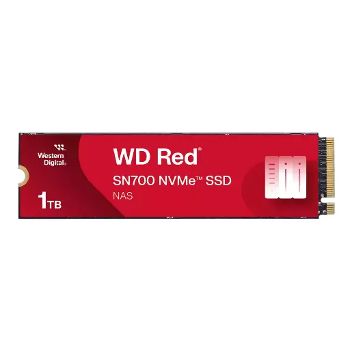 DISCO DE ESTADO SOLIDO 1TB WESTERN DIGITAL RED SN700 NVMe PCIe Gen3 x4 3430MB/s LECTURA 3000MB/s ESCRITURA