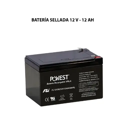[FL12120GS] BATERIA PARA UPS POWEST 12V 12AH REF FL12120GS