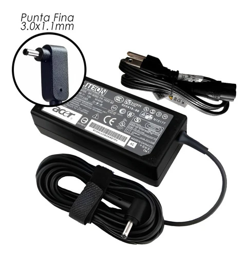 CARGADOR PARA LAPTOP ACER 19V 2.37A 3.0*1.1 ORIGINAL