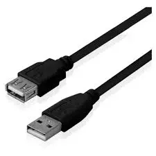 [XTC-301] CABLE EXTENSION XTECH XTC-301 USB 2.0 MACHO A USB HEMBRA 1.8M NEGRO