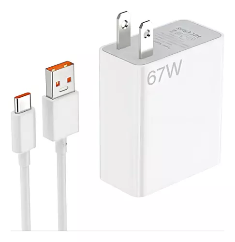 [BHR4926CN] CARGADOR + CABLE USB-C A USB-A XIAOMI 67 W MDY-12-ED AAA