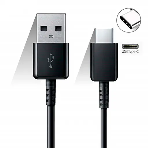 CABLE SAMSUNG TIPO C A USB ORIGINAL 1M NEGRO