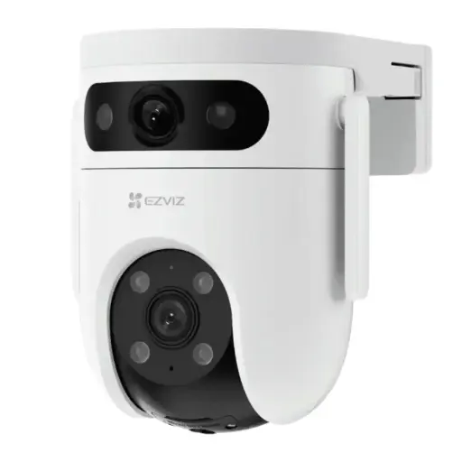 [R100-8G55WKFL] CAMARA DE SEGURIDAD EZVIZ  IP H9C CS-H9C (5MP+ 5MP)/ DOBLE LENTE/ AUDIO BIDERECCIONAL/EXTERIOR IP67/DEFENSA ACTIVA SIRENA Y LUZ