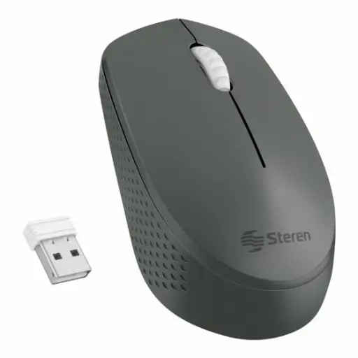[COM-5720GR] MOUSE STEREN COM-5720GR INALAMBRICO GRIS