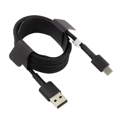 CABLE XIAOMI USB-C A USB-A TRENZADO NEGRO 1M