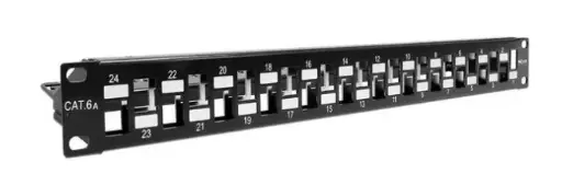 [AW191NXT06] PACH PANEL NEXXT AW191NXT06 24 PUERTOS PARA MONTAJE DE RACK Cat6A U/UTP MODULAR 1U , 2U 