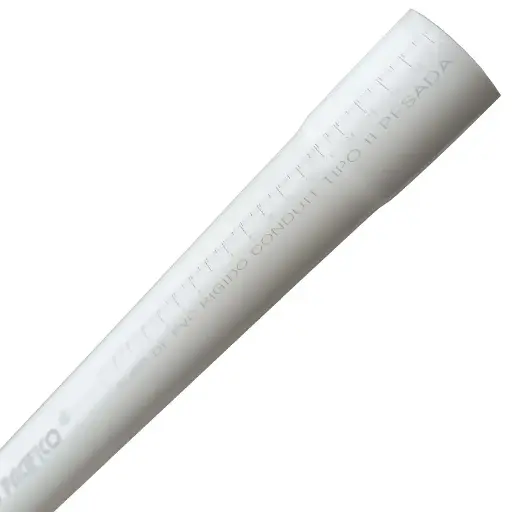 TUBO PVC PARA INSTALACIONES ELÉCTRICAS 1 1/2"X3MX40MM BLANCO