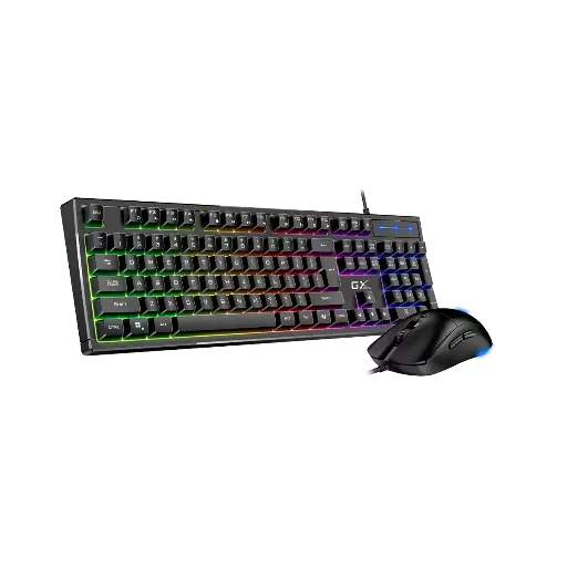 [KM-GX6] TECLADO + MOUSE GENIUS GAMING SCORPION KM-GX6 MECANICO /NEGRO /RGB /TECLA COPILOT /FULL