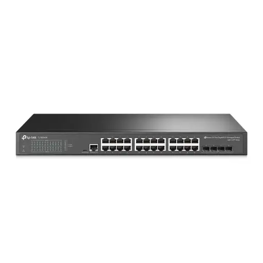 [TL-SG3428MP] SWITCH TP-LINK TL-SG3428MP 24 PUERTOS GIGABIT  POR L2/ ADMINISTRADO/ 4 RANURAS SFP / INTEGRACION OMADA / RACK 38W